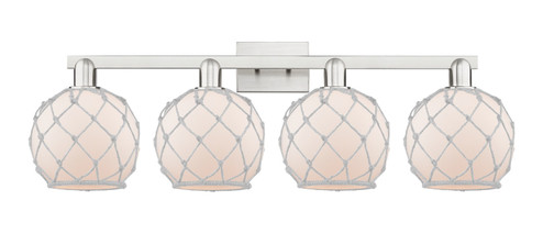 Arcadia Four Light Bath Vanity in Brushed Satin Nickel (405|716-4W-SN-G121-8RW)