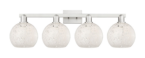 Arcadia Four Light Bath Vanity in Brushed Satin Nickel (405|716-4W-SN-G1216-8WM)