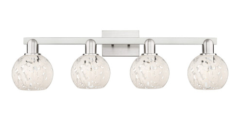 Arcadia Four Light Bath Vanity in Brushed Satin Nickel (405|716-4W-SN-G1216-6WM)