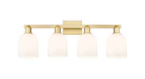 Arcadia Four Light Bath Vanity in Satin Gold (405|716-4W-SG-G558-6GWH)