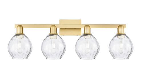 Arcadia Four Light Bath Vanity in Satin Gold (405|716-4W-SG-G362)