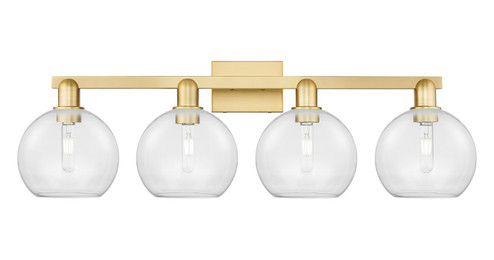 Arcadia Four Light Bath Vanity in Satin Gold (405|716-4W-SG-G122-8)