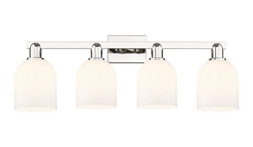 Arcadia Four Light Bath Vanity in Polished Nickel (405|716-4W-PN-G558-6GWH)
