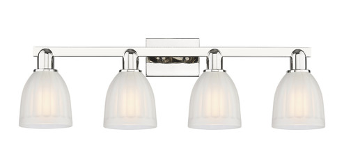 Arcadia Four Light Bath Vanity in Polished Nickel (405|716-4W-PN-G441)