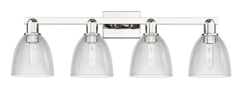 Arcadia Four Light Bath Vanity in Polished Nickel (405|716-4W-PN-G382)