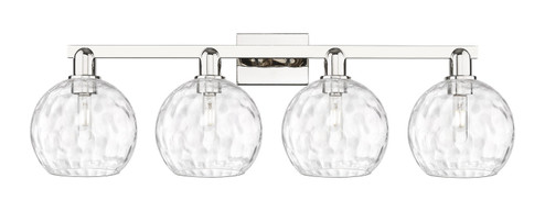 Arcadia Four Light Bath Vanity in Polished Nickel (405|716-4W-PN-G1215-8)