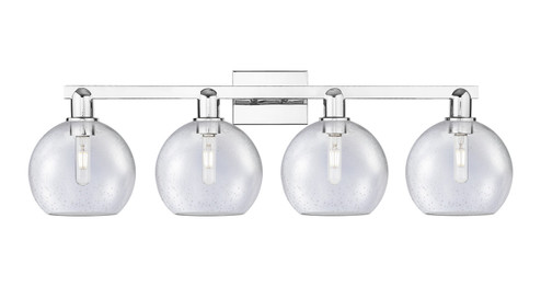 Arcadia Four Light Bath Vanity in Polished Chrome (405|716-4W-PC-G124-8)