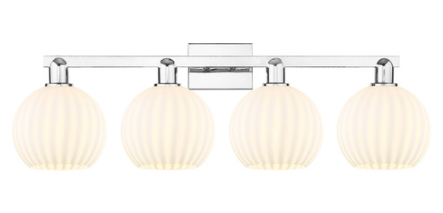 Arcadia Four Light Bath Vanity in Polished Chrome (405|716-4W-PC-G1217-8WV)