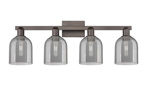 Arcadia Four Light Bath Vanity in Oil Rubbed Bronze (405|716-4W-OB-G558-6SM)