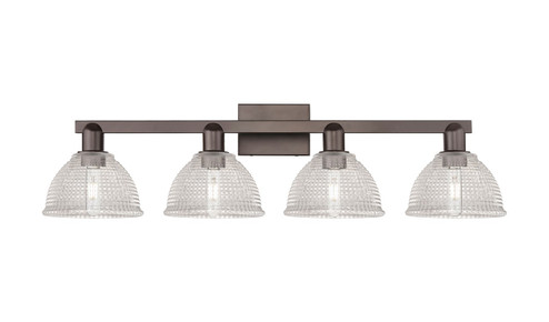 Arcadia Four Light Bath Vanity in Oil Rubbed Bronze (405|716-4W-OB-G422)