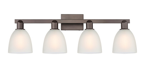 Arcadia Four Light Bath Vanity in Oil Rubbed Bronze (405|716-4W-OB-G381)