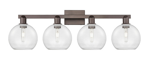 Arcadia Four Light Bath Vanity in Oil Rubbed Bronze (405|716-4W-OB-G122-8)