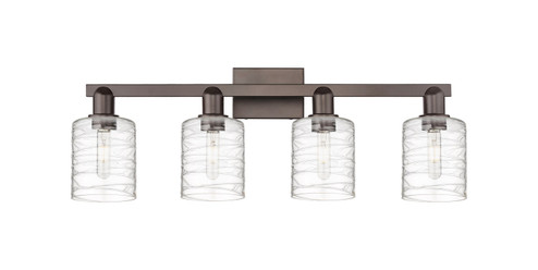 Arcadia Four Light Bath Vanity in Oil Rubbed Bronze (405|716-4W-OB-G1113)