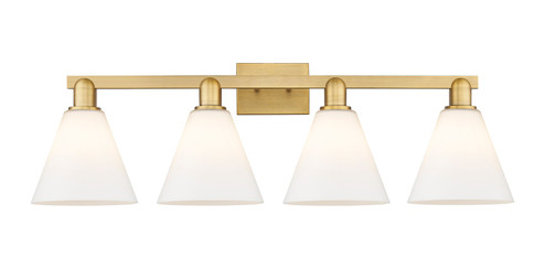 Arcadia Four Light Bath Vanity in Brushed Brass (405|716-4W-BB-GBC-81)
