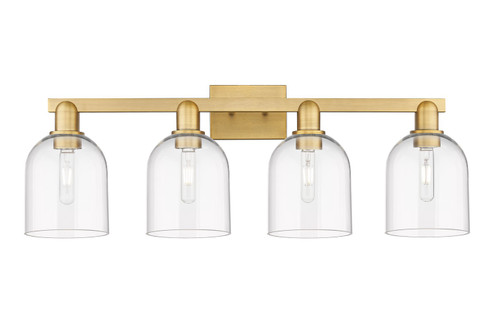 Arcadia Four Light Bath Vanity in Brushed Brass (405|716-4W-BB-G558-6CL)