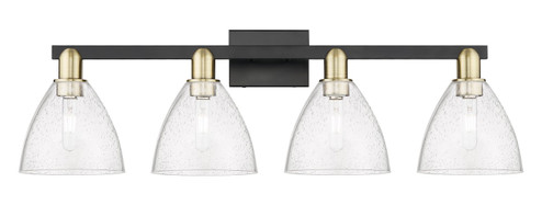 Arcadia Four Light Bath Vanity in Black Antique Brass (405|716-4W-BAB-GBD-754)