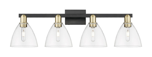 Arcadia Four Light Bath Vanity in Black Antique Brass (405|716-4W-BAB-GBD-752)