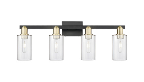 Arcadia Four Light Bath Vanity in Black Antique Brass (405|716-4W-BAB-G802)