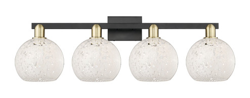 Arcadia Four Light Bath Vanity in Black Antique Brass (405|716-4W-BAB-G1216-8WM)
