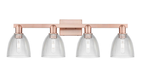 Arcadia Four Light Bath Vanity in Antique Copper (405|716-4W-AC-G382)