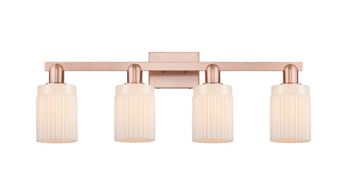 Arcadia Four Light Bath Vanity in Antique Copper (405|716-4W-AC-G341)
