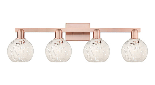 Arcadia Four Light Bath Vanity in Antique Copper (405|716-4W-AC-G1216-6WM)