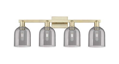 Arcadia Four Light Bath Vanity in Antique Brass (405|716-4W-AB-G558-6SM)