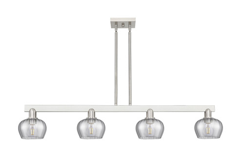 Arcadia Four Light Island Pendant in Brushed Satin Nickel (405|716-4I-SN-G93)