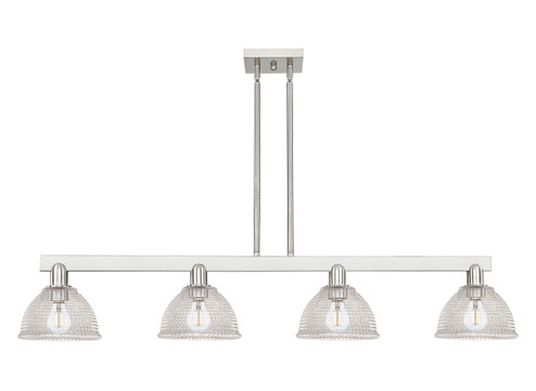 Arcadia Four Light Island Pendant in Brushed Satin Nickel (405|716-4I-SN-G422)