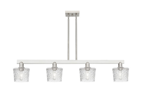 Arcadia Four Light Island Pendant in Brushed Satin Nickel (405|716-4I-SN-G402)