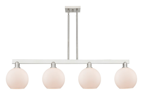 Arcadia Four Light Island Pendant in Brushed Satin Nickel (405|716-4I-SN-G121-8)