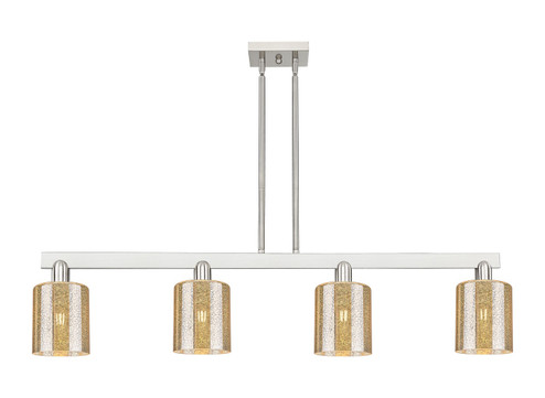 Arcadia Four Light Island Pendant in Brushed Satin Nickel (405|716-4I-SN-G116)