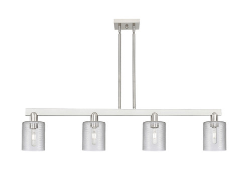 Arcadia Four Light Island Pendant in Brushed Satin Nickel (405|716-4I-SN-G112)