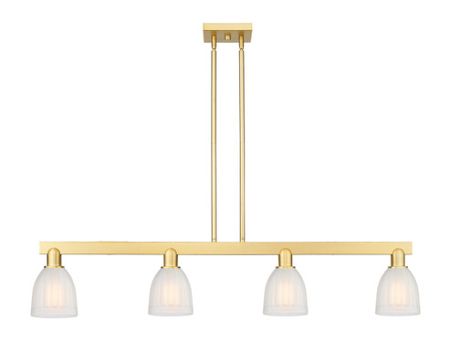 Arcadia Four Light Island Pendant in Satin Gold (405|716-4I-SG-G441)