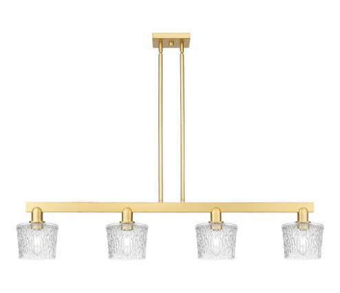 Arcadia Four Light Island Pendant in Satin Gold (405|716-4I-SG-G402)