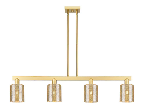 Arcadia Four Light Island Pendant in Satin Gold (405|716-4I-SG-G116)