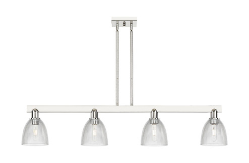 Arcadia Four Light Island Pendant in Polished Nickel (405|716-4I-PN-G382)