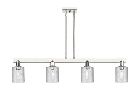 Arcadia Four Light Island Pendant in Polished Nickel (405|716-4I-PN-G112)