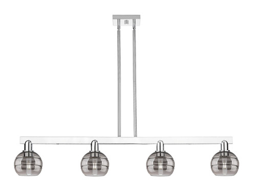 Arcadia Four Light Island Pendant in Polished Chrome (405|716-4I-PC-G556-6SM)