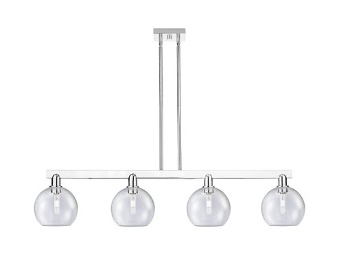 Arcadia Four Light Island Pendant in Polished Chrome (405|716-4I-PC-G124-8)