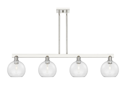 Arcadia Four Light Island Pendant in Polished Chrome (405|716-4I-PC-G122-8)