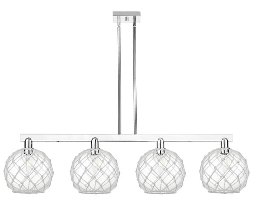 Arcadia Four Light Island Pendant in Polished Chrome (405|716-4I-PC-G122-10RW)