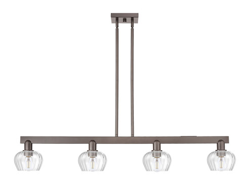 Arcadia Four Light Island Pendant in Oil Rubbed Bronze (405|716-4I-OB-G92)