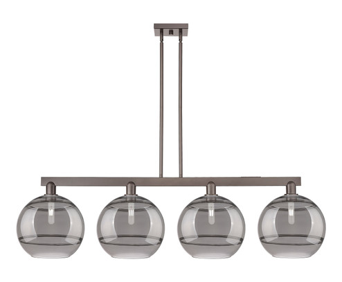 Arcadia Four Light Island Pendant in Oil Rubbed Bronze (405|716-4I-OB-G556-12SM)