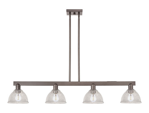 Arcadia Four Light Island Pendant in Oil Rubbed Bronze (405|716-4I-OB-G422)