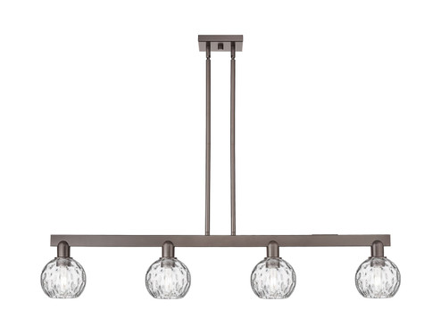 Arcadia Four Light Island Pendant in Oil Rubbed Bronze (405|716-4I-OB-G1215-6)
