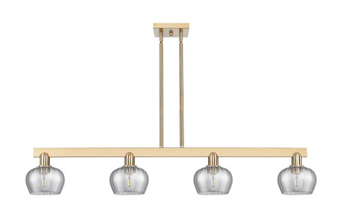 Arcadia Four Light Island Pendant in Champagne Bronze (405|716-4I-CB-G93)