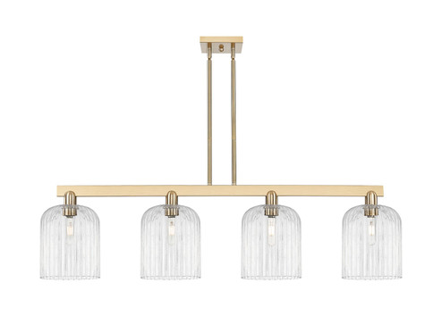 Arcadia Four Light Island Pendant in Champagne Bronze (405|716-4I-CB-G559-8CL)