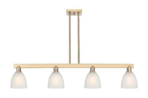Arcadia Four Light Island Pendant in Champagne Bronze (405|716-4I-CB-G381)
