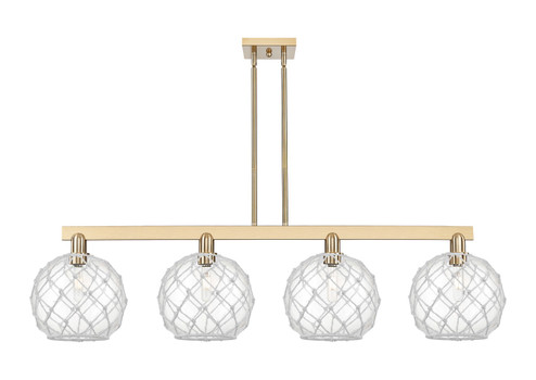 Arcadia Four Light Island Pendant in Champagne Bronze (405|716-4I-CB-G122-10RW)